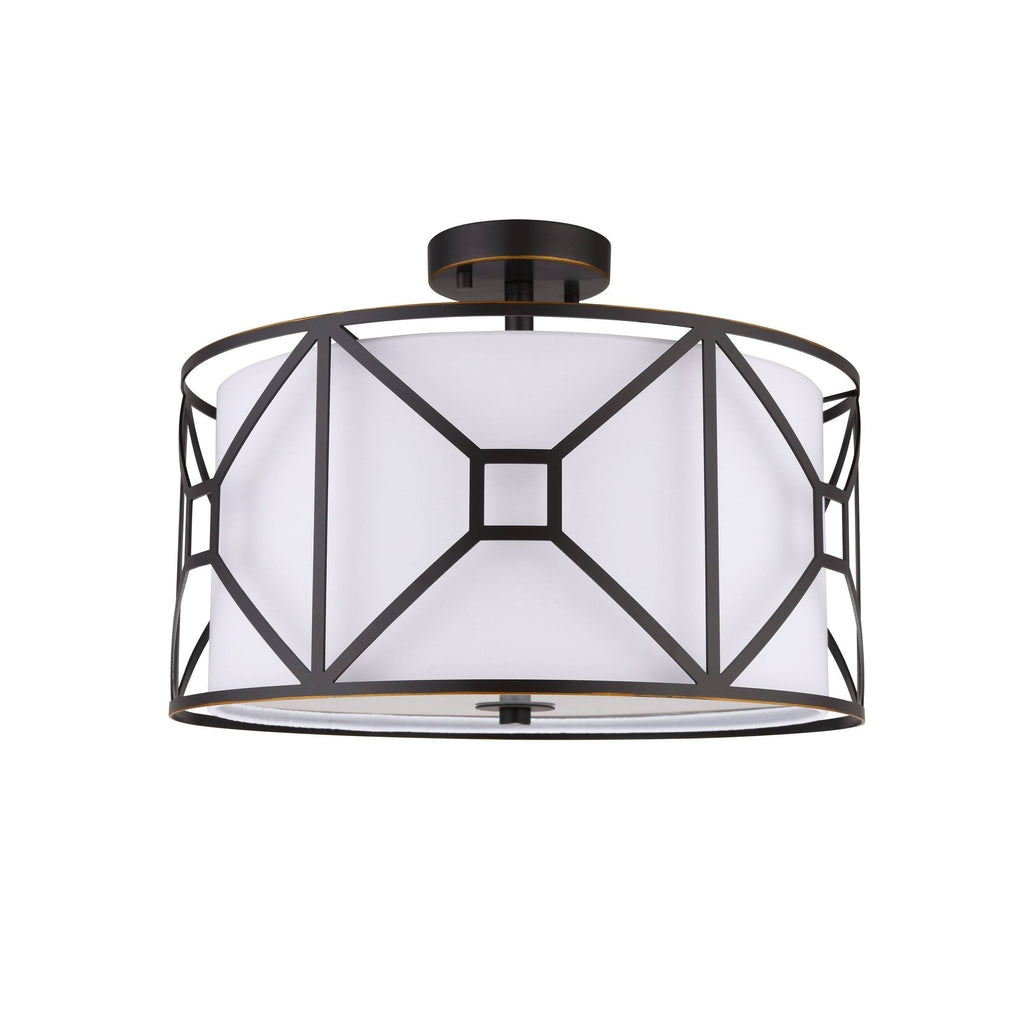 3-Light Semi-Flush Light with Embedded LED Q247749