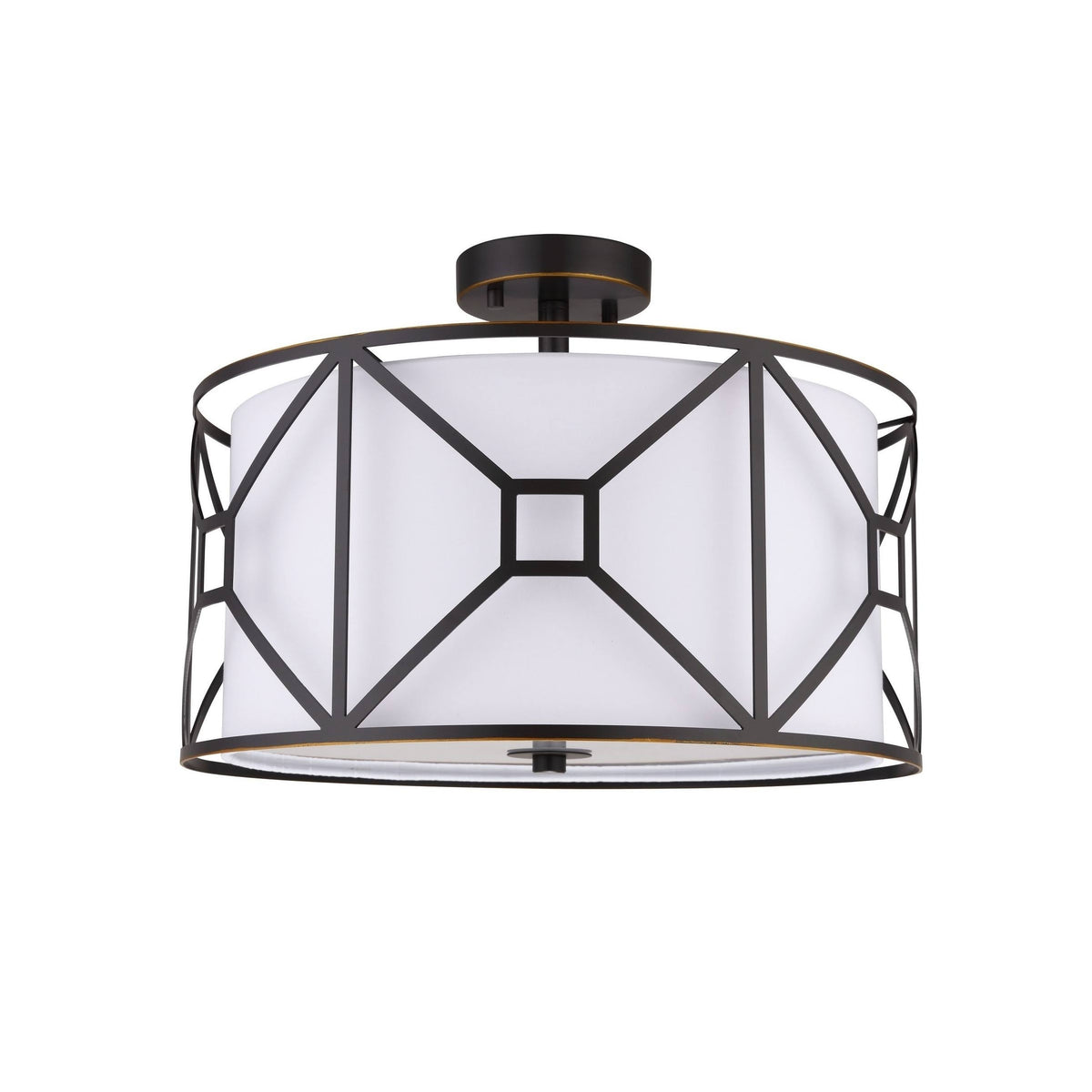 3-Light Semi-Flush Light with Embedded LED Q247749