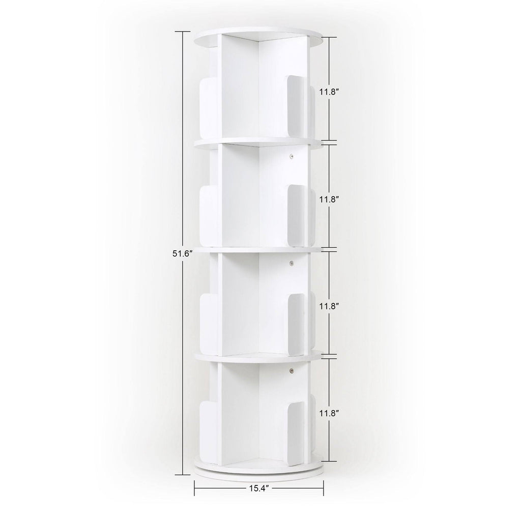 Dark Walnut Rotating Bookshelf N710836