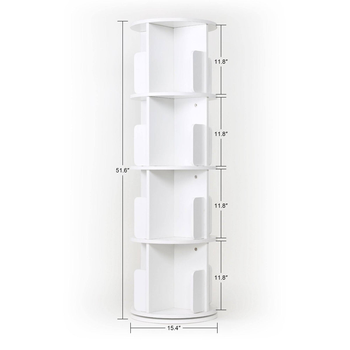 Dark Walnut Rotating Bookshelf N710836
