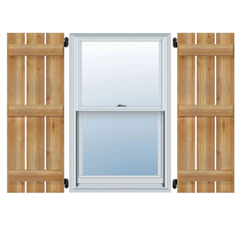 Rough Sawn Board-n-Batten Shutters C2405