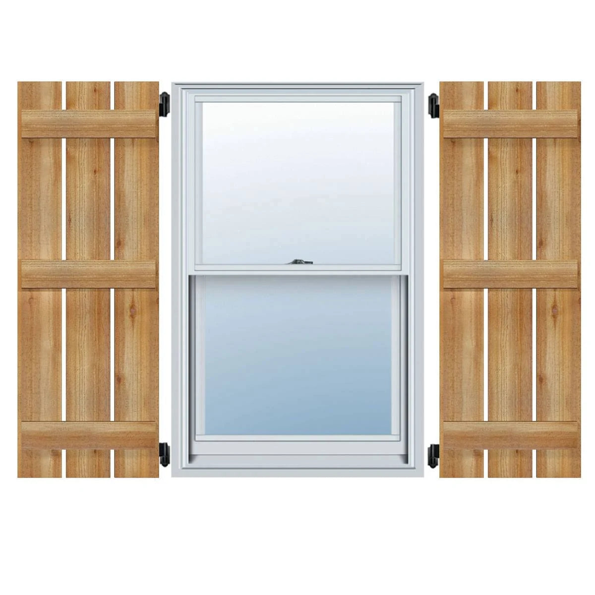 Rough Sawn Board-n-Batten Shutters C2405