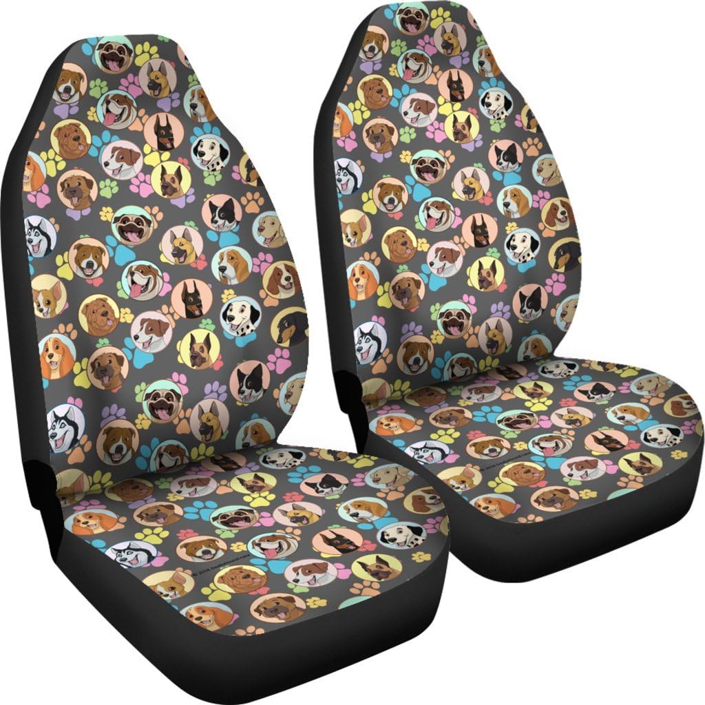 Microfiber Car Seat Covers Set of 2 F262