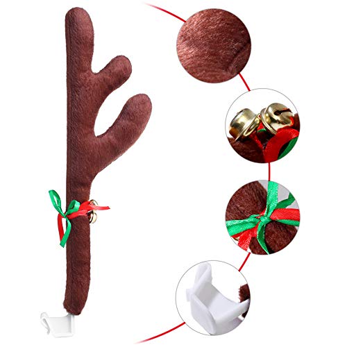 Christmas Car Decorations with Jingle Bells and Red Nose D490