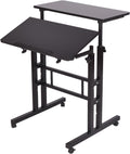 Black Sit and Stand Desk Pack of 2 H515324