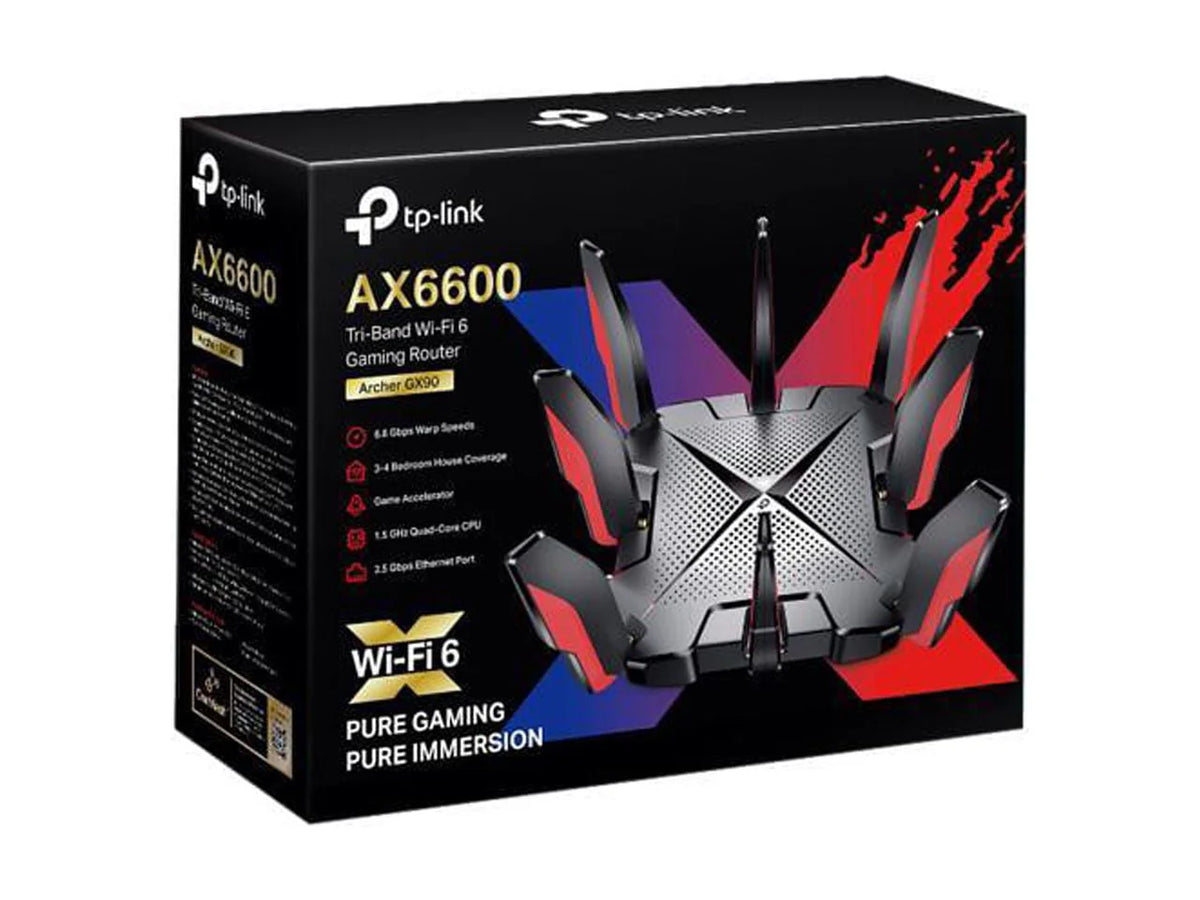 AX6600 Tri-Band Wi-Fi 6 Gaming Router V2676