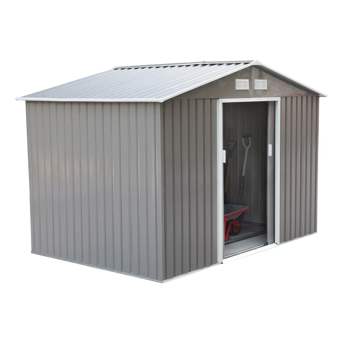 Outdoor Metal Garden Storage Shed P53103