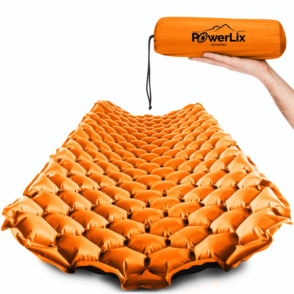 Ultralight Compact Inflatable Camping Sleeping Pad Navy Blue Z95668