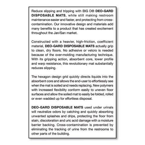 Charcoal Disposable Urinal Mat H530