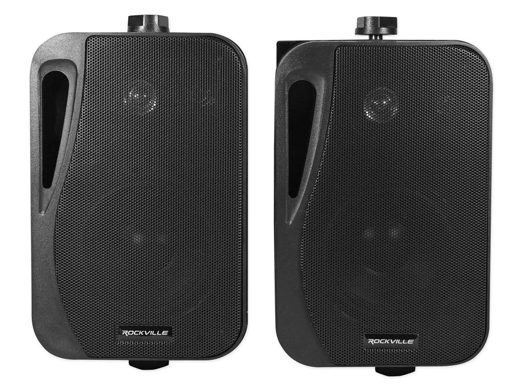Black 4x22 Marine Box Speakers with Swivel Bracket G75625