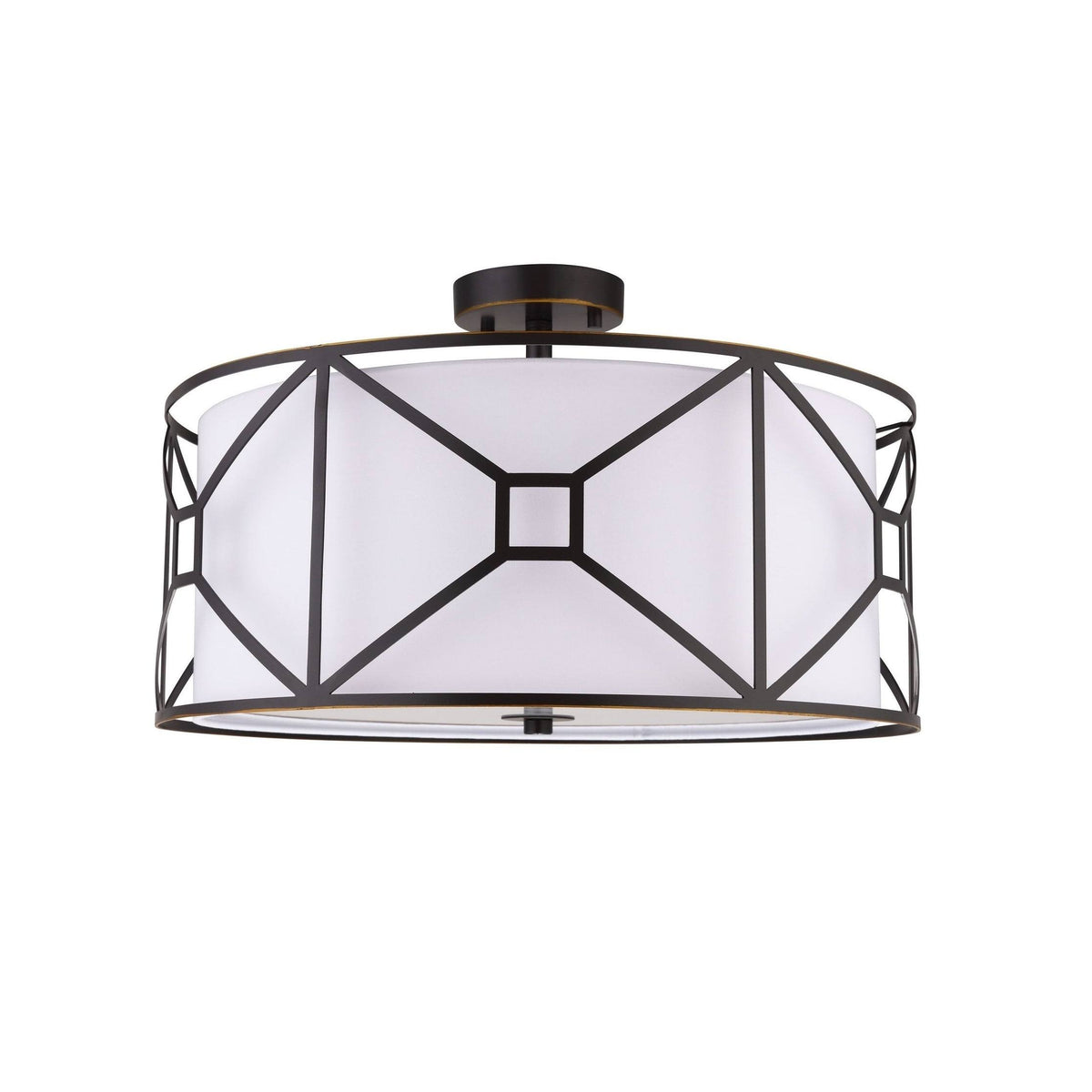 3-Light Semi-Flush Light with Embedded LED Q247749