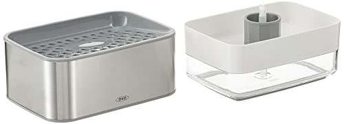 Stainless Steel Soap Dispensing Sponge Holder and Stainless Steel Soap Dispenser I310450