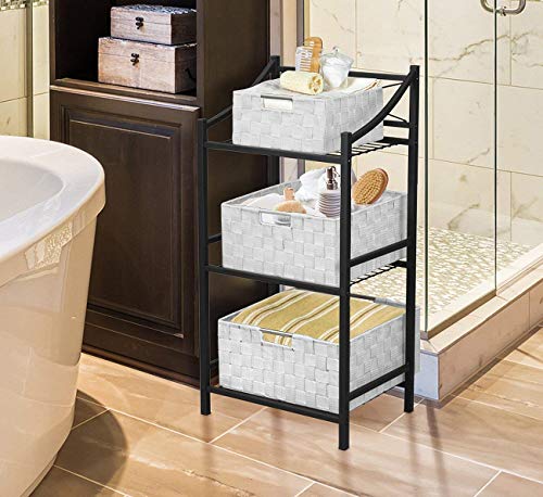 Set of 9 Beige Storage Baskets P98006