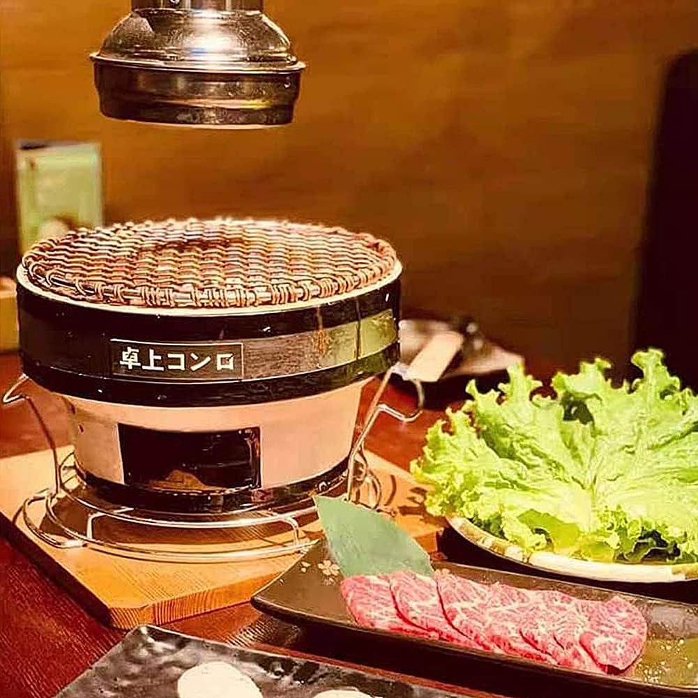 Japanese Ceramic Clay Charcoal BBQ Hibachi Grill Z967179