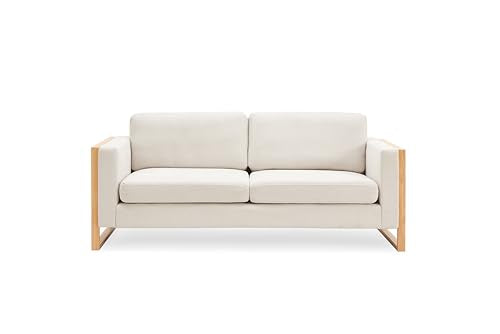 Taupe Beige Upholstered 3-Seater Sofa X309