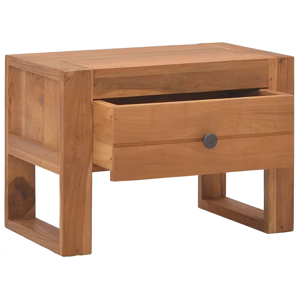 Solid Teak Wood Bedside Cabinet I26040