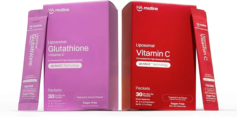 Vitamin C and Glutathione Powder Packets 30 Count L114