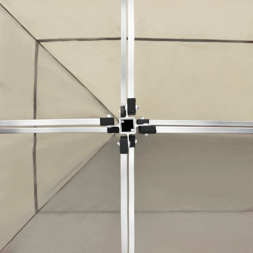 Cream Aluminium Folding Party Tent with Walls F930