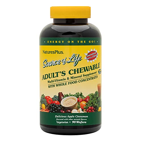 Chewable Multivitamin 90 Vegetarian Wafers Apple Cinnamon A659385
