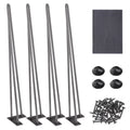 Steel Rod 28" Heavy Duty Furniture Legs 4PCS H654
