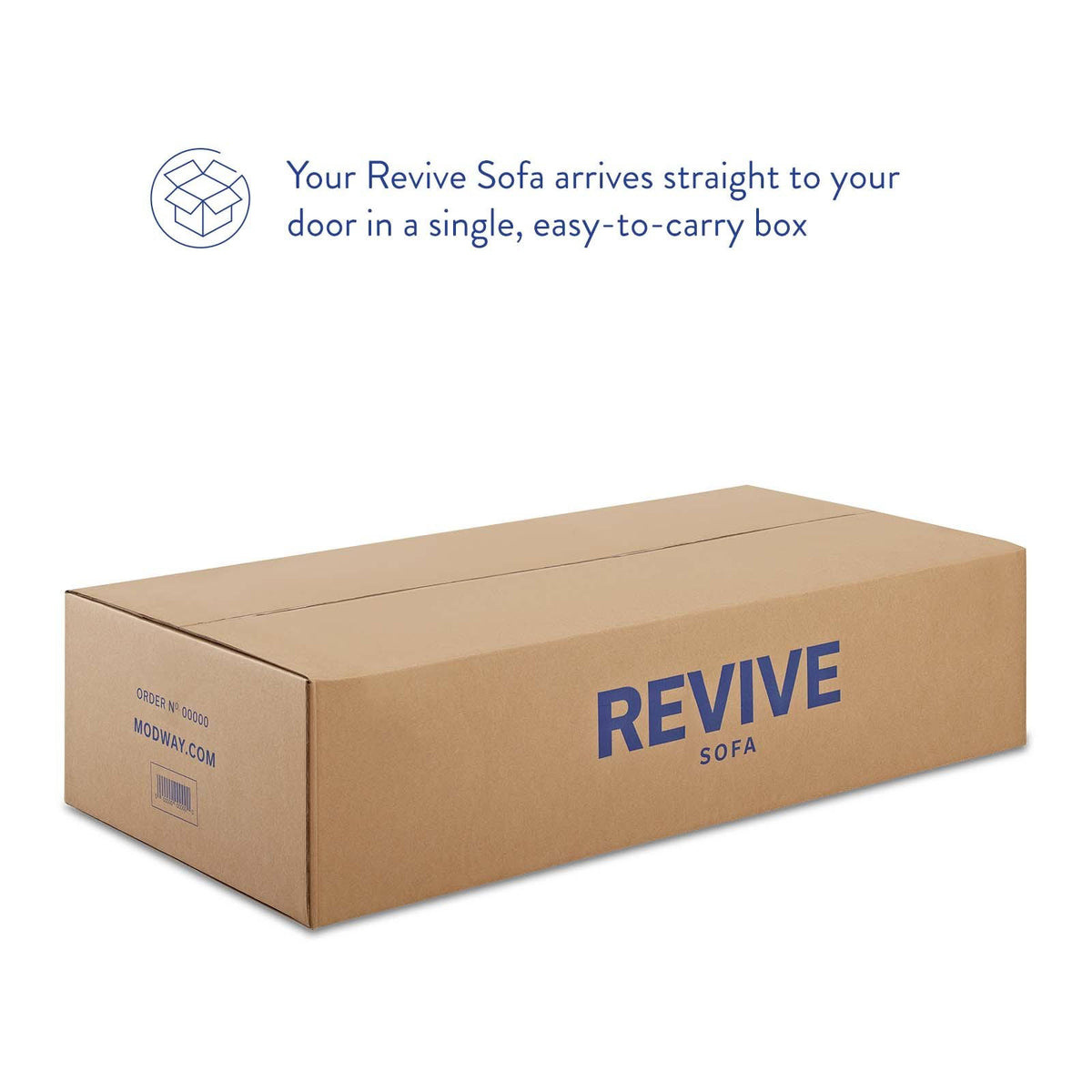 Navy Performance Velvet Sofa I659
