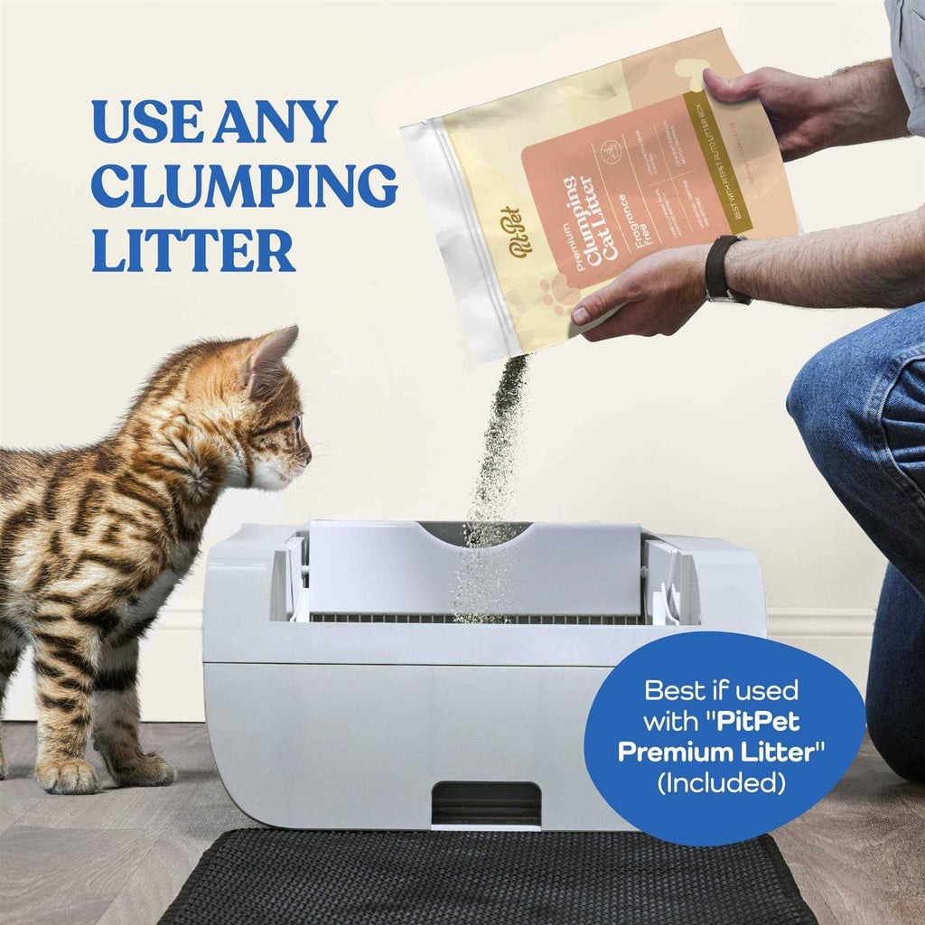 Automatic Self Cleaning Cat Litter Box with Odor Eliminator P948736