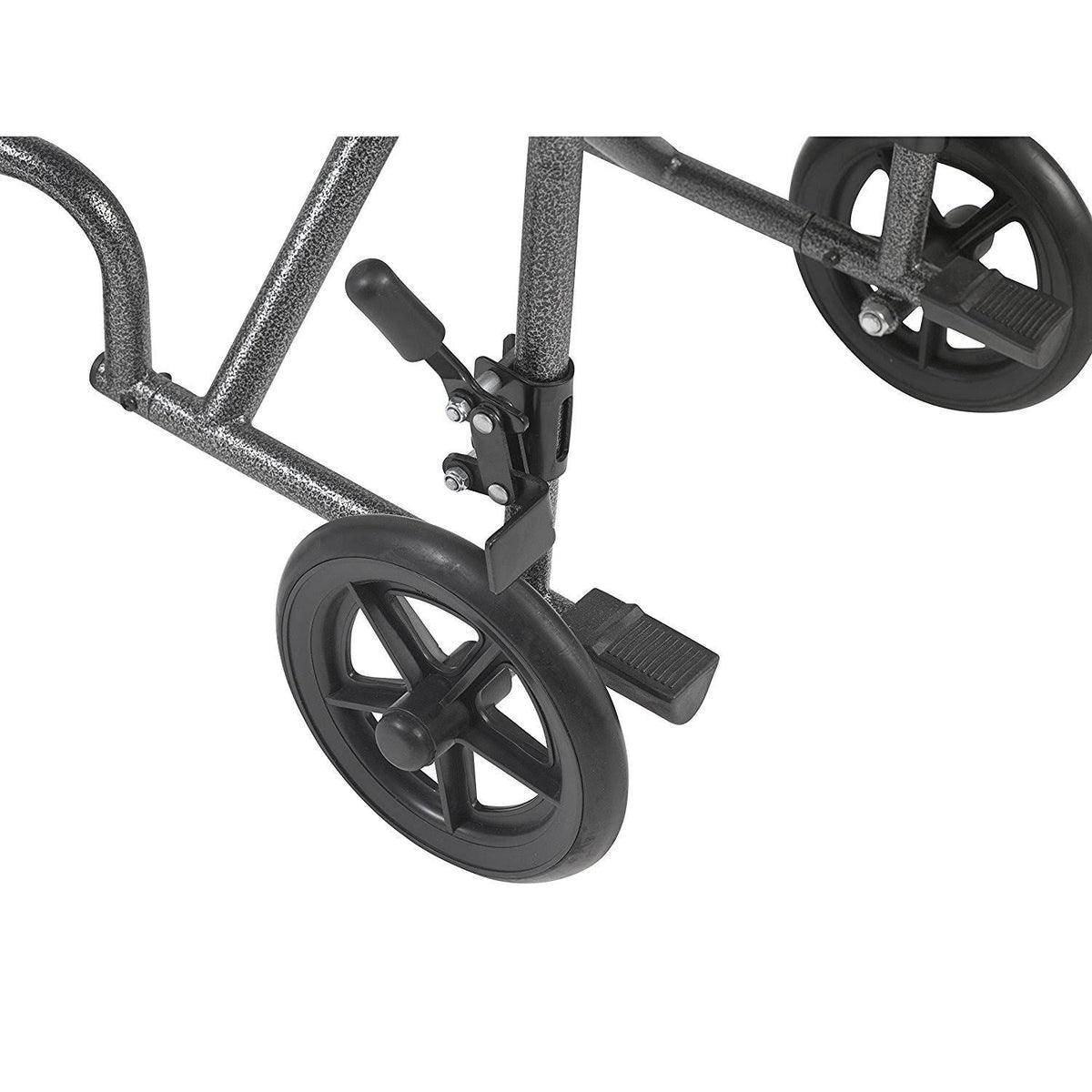 Lightweight Steel Transport Wheelchair with Detachable Desk Arms Z166