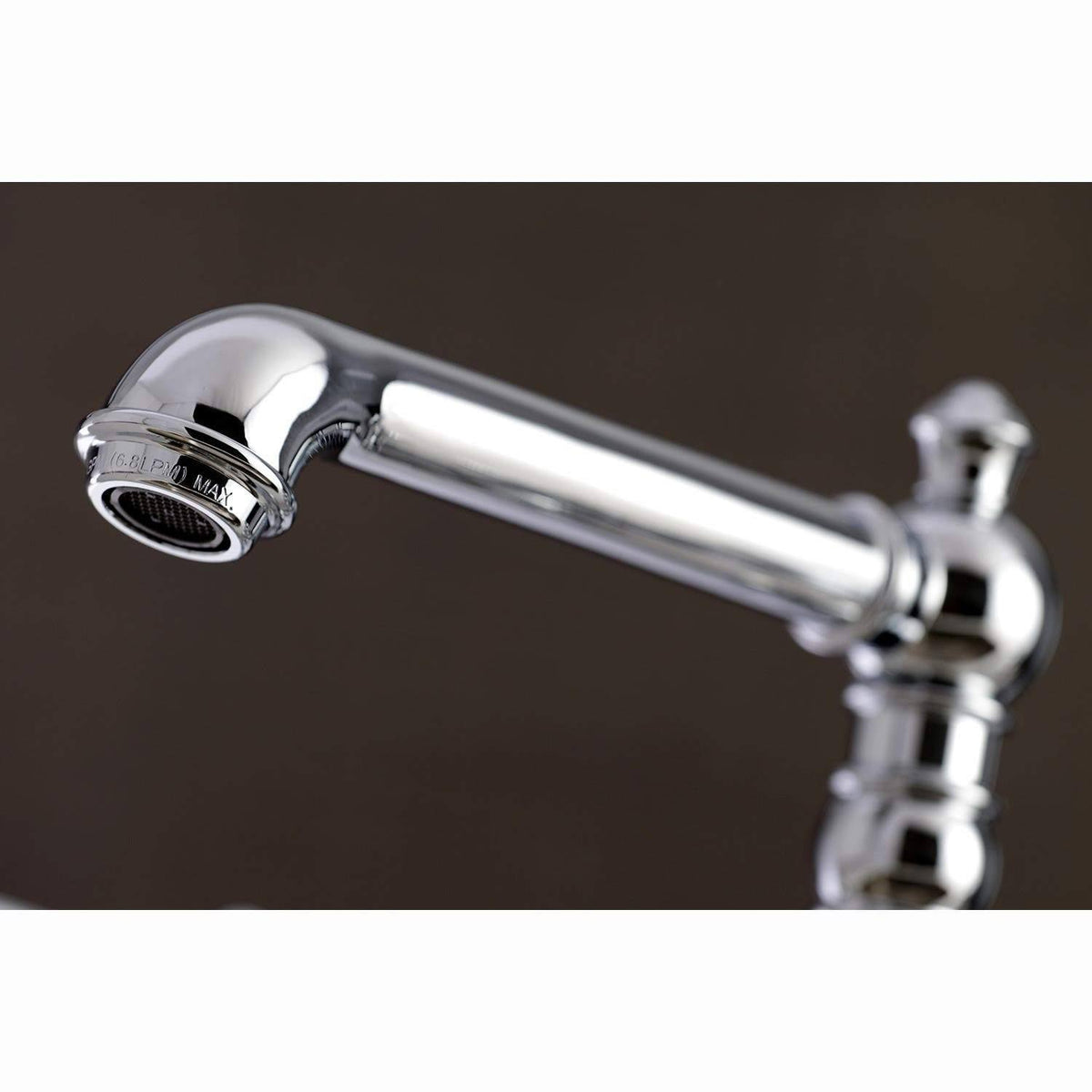 Bridge Kitchen Faucet with Brass Sprayer Matte Black I8459