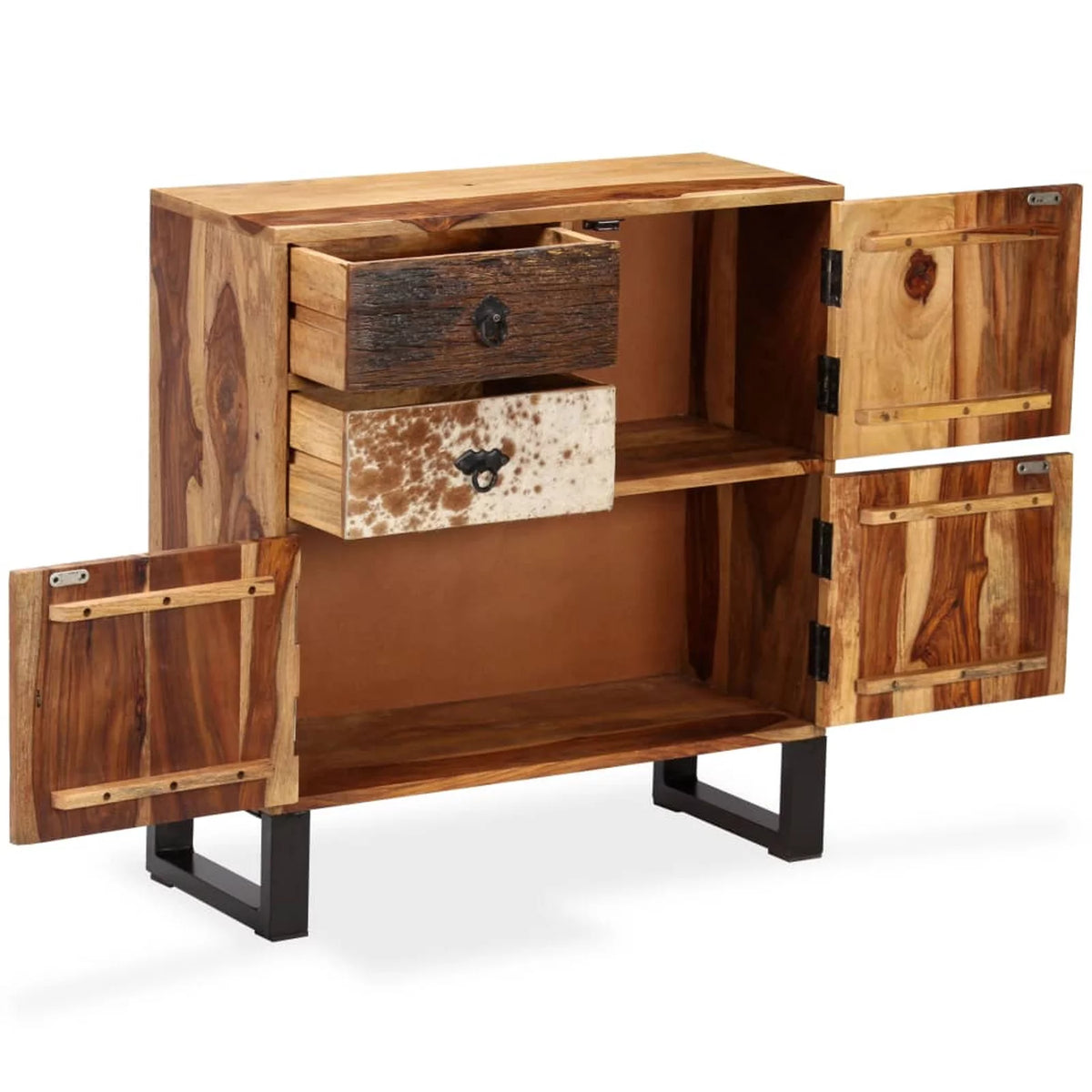 Solid Sheesham Wood Sideboard I89320