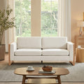 Taupe Beige Upholstered 3-Seater Sofa X309