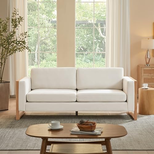 Taupe Beige Upholstered 3-Seater Sofa X309