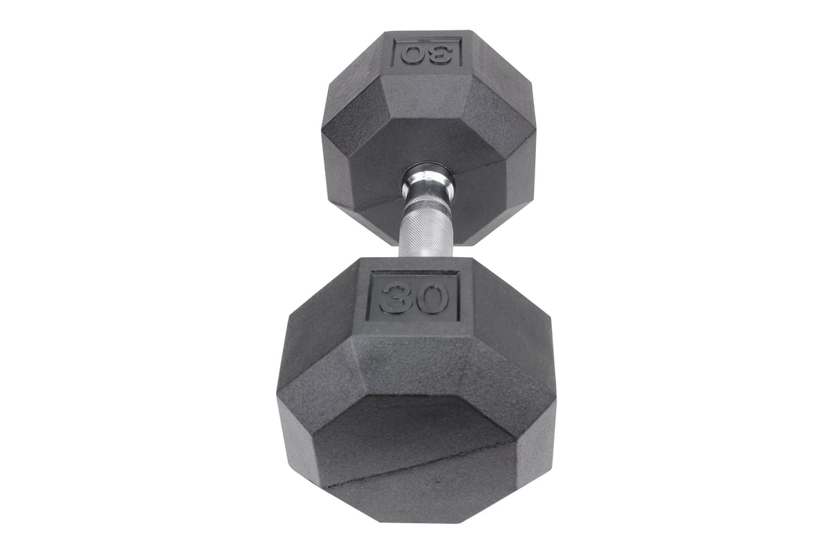5 Lbs. Pair Rubber Coated Hex Dumbbells H320