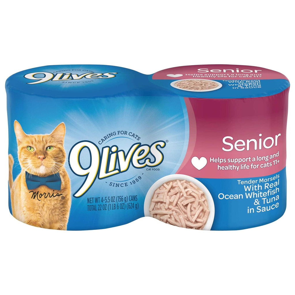 Wet Senior Cat Food with Whitefish & Tuna in Sauce Q303951