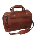 Brown Leather Carry-On Weekend Duffel U748298