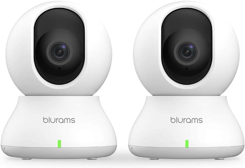 2K Baby Monitor Camera with Night Vision and 2-Way Audio, Pack of 2 U844