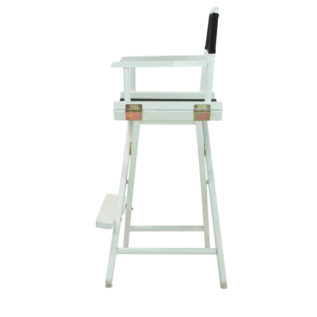 Director's Chair White Frame Tangerine Canvas Z4536