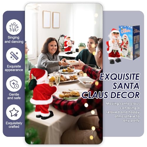 Electric Santa Claus Toy with Shaking Belly and Feet K6048