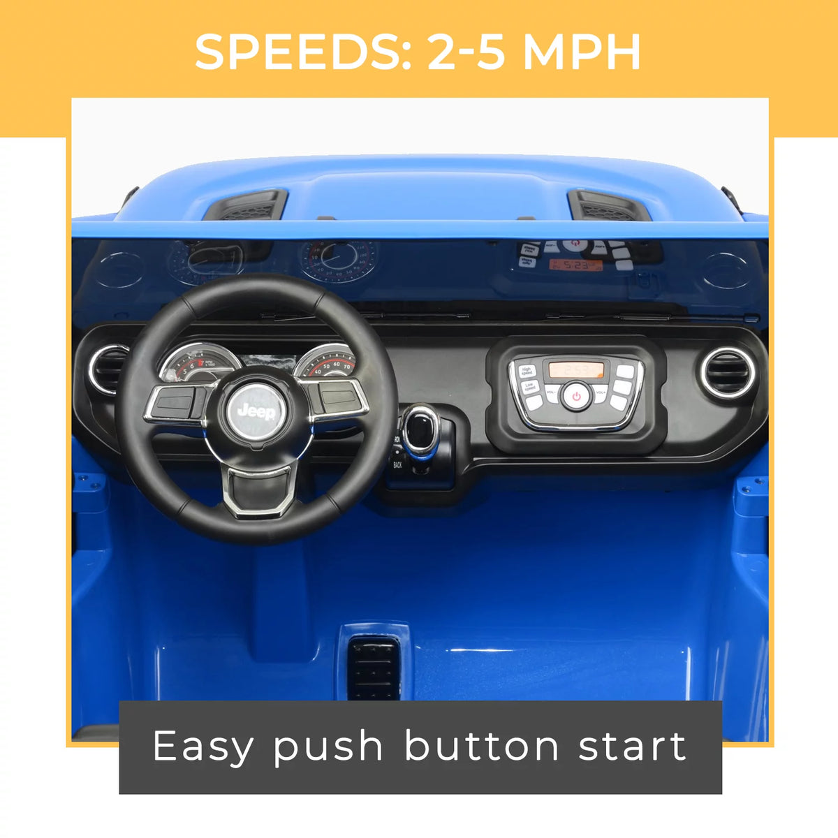 Blue 12V Battery Powered Ride-on Vehicle F1806