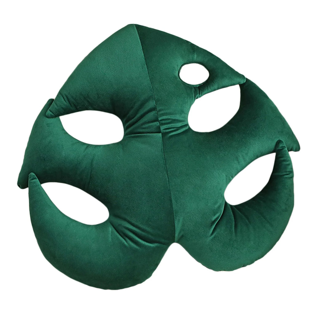Green Plant Leaf Shaped Throw Pillow V364008