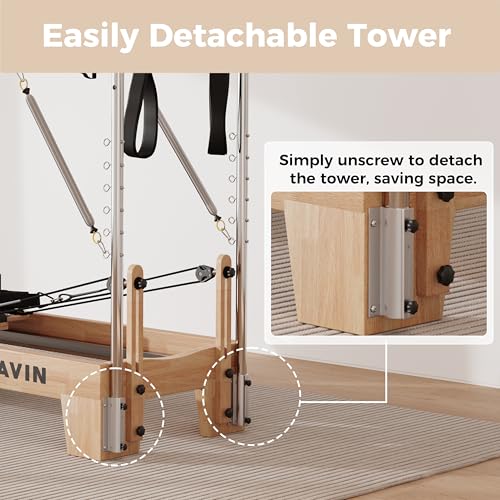 Pilates Reformer with Tower, Springs, Sitting Box and Jump Board G5846