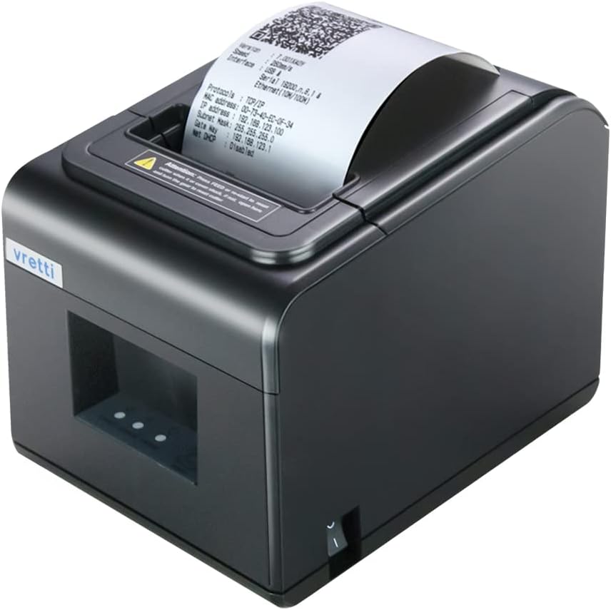 80mm Direct Thermal Receipt Printer with USB Serial LAN Port E557