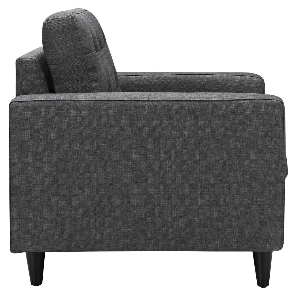 Gray Sofa and Armchairs Set of 3 B350053
