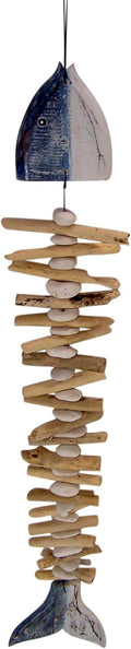 Wooden Fish Bone Wall Art 43 Inches V210