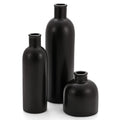 White Ceramic Vase Set of 3 D16567