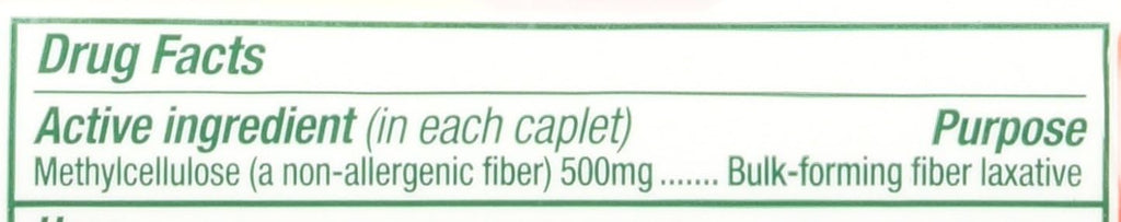 100 Count Pack of 2 Caplets Fiber Therapy T383