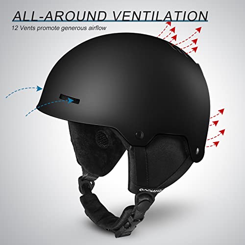 Adjustable PC Shell EPS Foam Snow Helmet B95701