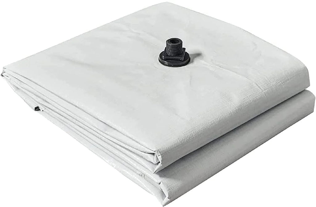 Roof Leak Diverter Kit, Waterproof Tarp, White (7'x7') L410