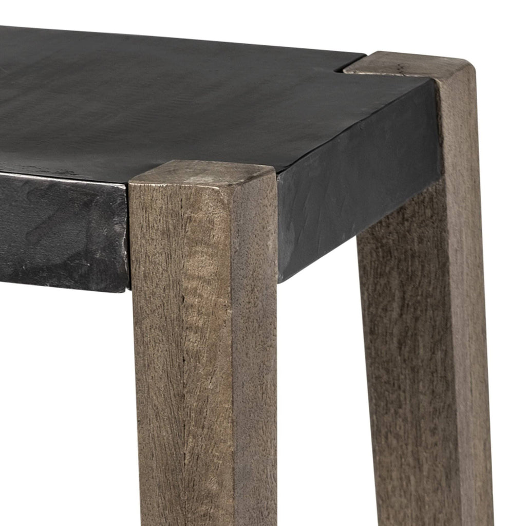 Brown Wood Stool P188930