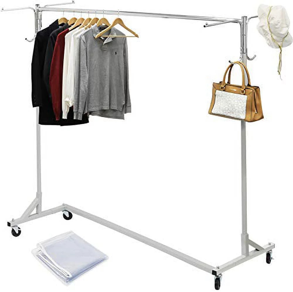 Industrial Grade Garment Rack with 62" Extra Long Bar X5101