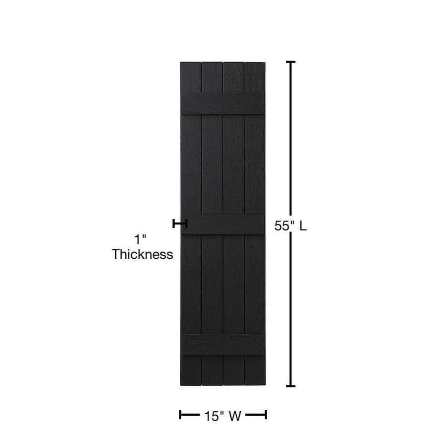 4 Closed Board and Batten Shutter N747